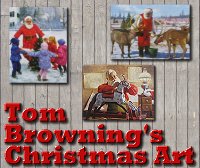 Click to see an article about Tom Browning's Christmas art.
